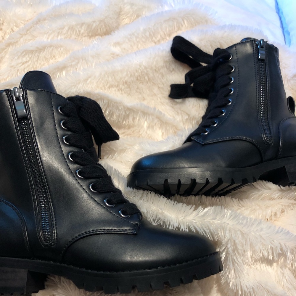 Black Combat Boots